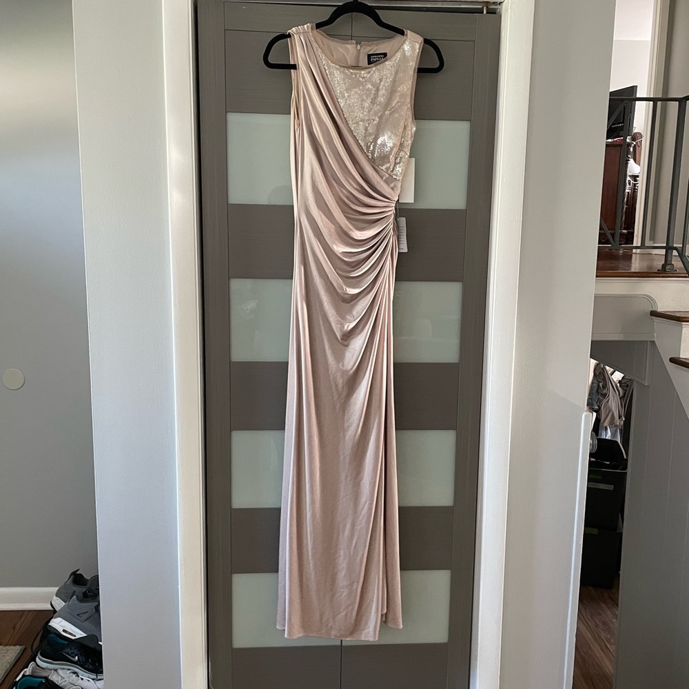 Cream Goldish Dress